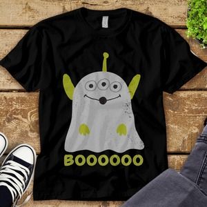 Disney Toy Story Alien BOOO Ghost Halloween T-Shirt Unisex Tee Adult T-shirt